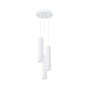 Sollux SL.1538 - Viseci luster na sajli KARBON 3xGU10/10W/230V bela