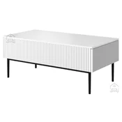 Klubska miza Nicole 120 2SZ - bela