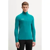 Sportska dukserica Mammut Aenergy Light boja: zelena, s uzorkom, 1014-05521