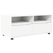 Vidaxl TV omarica s predalom Bela 100 x 48 x 43 cm Konstruiran les