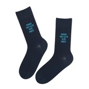 Sokisahtel Nogavice TAAVI cotton socks for a handsome man temno modra