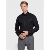 Michael Kors Srajca MD0MD90425 Črna Slim Fit