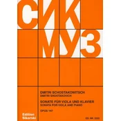 SHOSTAKOVICH:SONATA OP. 147 FOR VIOLA AND PIANO