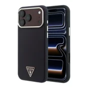 Maska Guess Kevlar Triangle Logo MagSafe za iPhone 17 Pro / 18 Pro burgundy