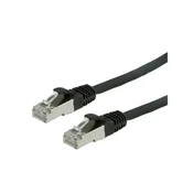 Value S/FTP Patch Cord Cat.6, halogen-free, black, 10m networking cable