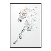 shumee PLAKAT ZA SLIKE V OKVIRJU 43x33 cm Konj P703