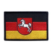 shumee Našitek zastave Spodnje Saške - magnetna podlaga - vezen našitek/značka/emblem