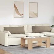 Jastucici za sofu 2 pcs Sivo-smeda 120 x 40 cm tkanina