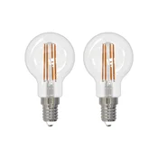 Arcchio LED žarnica z žarilno nitko E14 G45, komplet 2, 4000 K - prozorno - Steklo