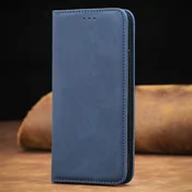 Modra Elegantna Flip torbica (iPhone 13)
