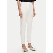 PINKO Hlače iz tkanine 100155 A1L4 Z05 Bela Regular Fit