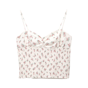 Pull&Bear Top meta/roza/staro roza/bela