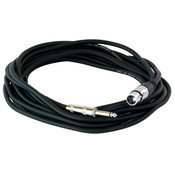 Kabel Master Audio - PMC627, F-XLR/6.3mm, 6m, crni