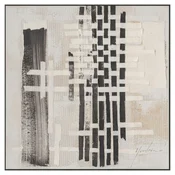 Homestar Slika z okvirjem 80x80 cm, abstraktni vzorec