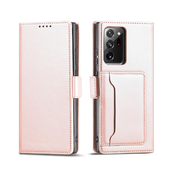 Magnetna preklopna torbica Magnet Case Samsung S22 Ultra Roza