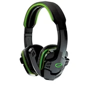 slomart Esperanza Raven gaming slušalke z mikrofonom, zelene