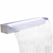 Vidaxl Fontana za ribnjak ili bazen s LED rasvjetom 90 cm