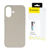 WOZINSKY Silikonska torbica za Samsung Galaxy S24 FE Silicone Case - bež