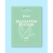 kkul Maska za obraz z izvlečkom aloe Relaxation Station Aloe Sheet Mask - 25 ml/1 kos