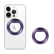 Techsuit – MagSafe telefonski obroč (MPR2) – Okrogla oblika – aluminijeva zlitina – Vijolična