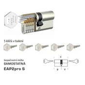 Varnostni cilinder MP DK - EAP2pro S (NP - Nikelj biser)