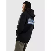 Patagonia Boardshort Logo Uprisal moški pulover s kapuco ink black