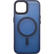 Sturdo plastični ovitek iPhone 15, moder (Magsafe Frosted)