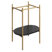 PUNO podstavek za umivalnik 550x795x396mm, zlata mat - Zlata mat barva - 55x79,5x39,6 cm - Sapho - PUNO - 24 - Jeklo - 550 - 795 - 396 - 14