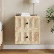 Stenski nočni omarici s predalom Sonoma hrast 33 x 34,5 x 40 cm