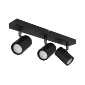 Globo 57918-3B - Spot svetiljka JAMES 3xGU10/25W/230V crna
