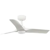 FARO 33824WT1S - LED prigušiva ventilator HEY S LED/10W/230V CCT precnik 90 cm bela WT + daljinski upravljac