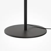 Maytoni Stojna svetilka Bergamo, siva/črna, tekstil, višina 39 cm, E14 - Dnevna soba/jedilnica - Skandinavski - siva, črna - Tkanine/tekstil