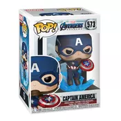 Funko POP! Avengers: Endgame figura, Captain America w/Broken Shield & Mjölnir #573