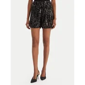 Vero Moda Kratke hlače iz tkanine Efa 10335727 Črna Loose Fit