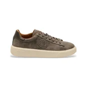 Blauer za moške. F5BUCK01 Usnjeni čevlji Scarpa taupe (46), Ravna stran, Čipke, Priložnostno