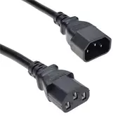 shumee Podaljševalni kabel | C13 -> C14 | raven | 0,5 m