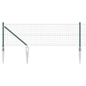 Vidaxl Varjena žična ograja s konicami 50 x 0,6 m (Š x V)