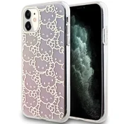 HELLO KITTY Hello Kitty IML Gradient Electrop Crowded Kitty Head - ohišje za iPhone 11 (roza)