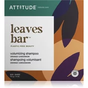 Attitude Leaves Bar Orange Cardamon trdi šampon za volumen 113 g