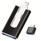 VYZIO® 3-u-1 brzi USB memorijski stick 128 GB Micro USB, Lightning i USB-C | DATAFLEX