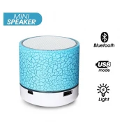 Bluetooth zvučnik LED mini plavi