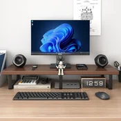 Shanshanmuyi Polica za monitor, 60×20 cm, Braon