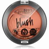 puroBIO Cosmetics Long-lasting Blush dugotrajno rumenilo nijansa 02 Matte Coral Pink 3,5 g