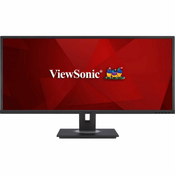 Viewsonic VG Series VG3456 racunalni monitor 86,6 cm (34.1) 3440 x 1440 pikseli UltraWide Quad HD LED Crno