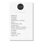 Personal Meni - Minimalism Ljubezen Izberite količino: 1 kos - 10 kos