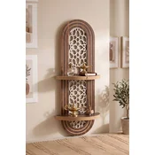 HANAH HOME Zidna polica Artmtkwll5 Wenge