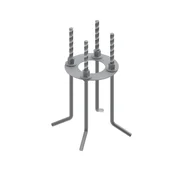Flos Architectural Osnovna plošča FLOS z vijakom Pointbreak Bollard 2 - siva - Kovina