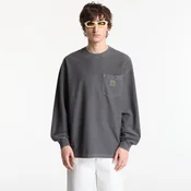 Majice Carhartt WIP L/S Loose Pocket T-Shirt Black Garment Dyed M