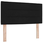 Vidaxl Vzglavje Črna 80 cm blago