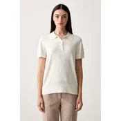 Calvin Klein Polo majica LV044G311G Kremna Slim Fit